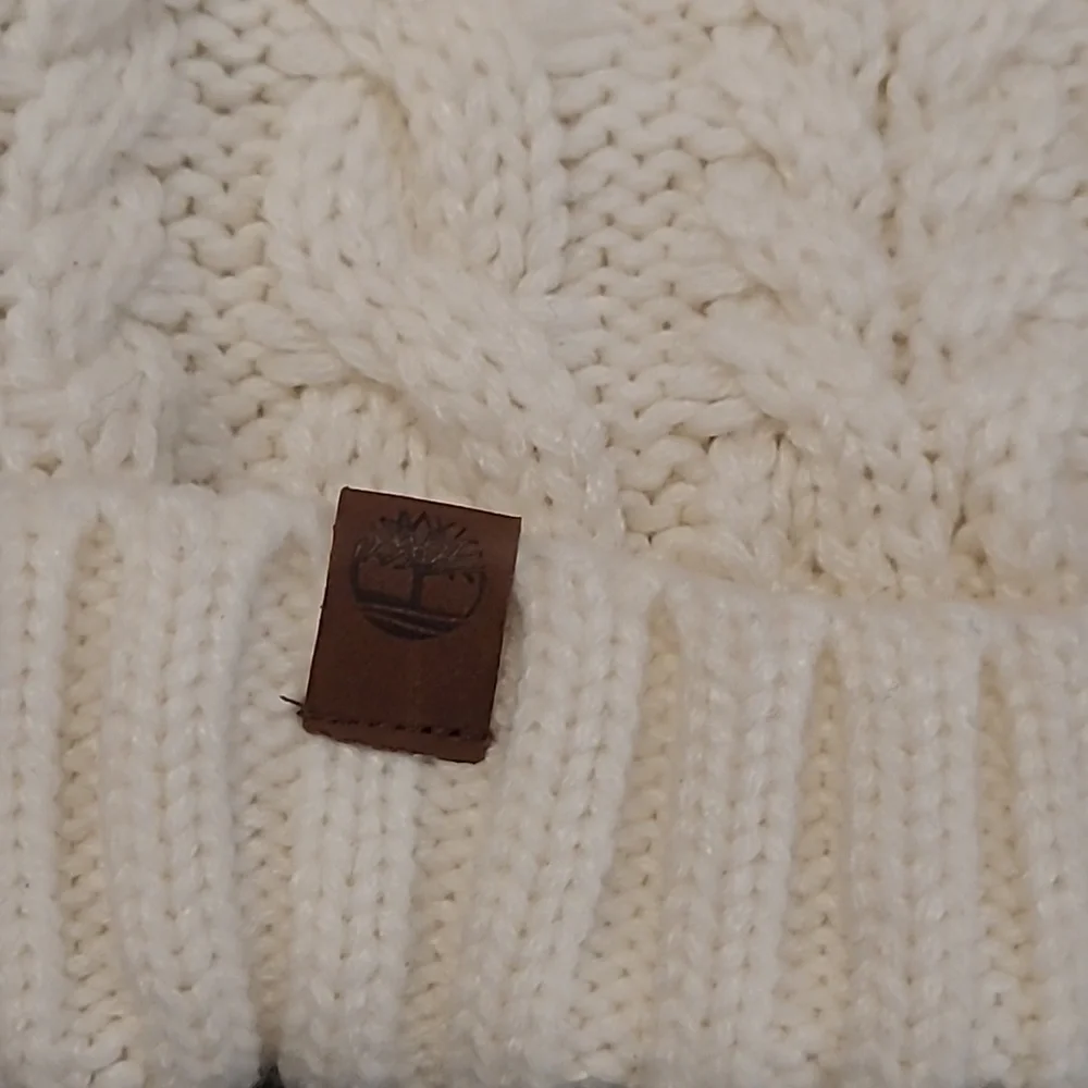 Timberland Beanie w/ Puff - Picture 2 of 3
